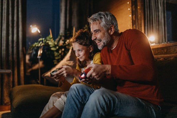 Jugando videojuegos