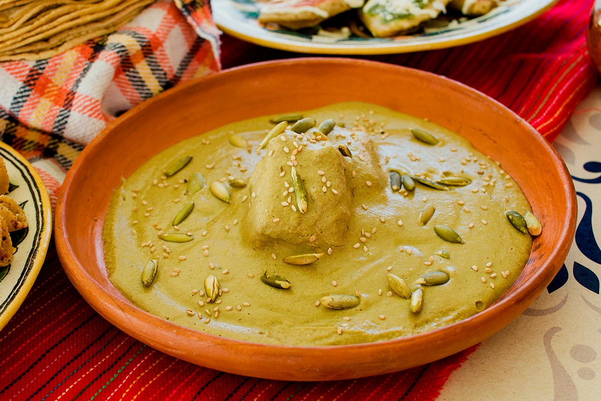 Receta de mole verde, Receta de pipián