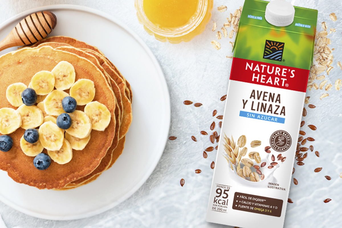 receta fácil hot cakes avena