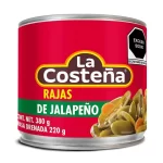 Rajas de jalapeño La Costeña en escabeche 380 g
