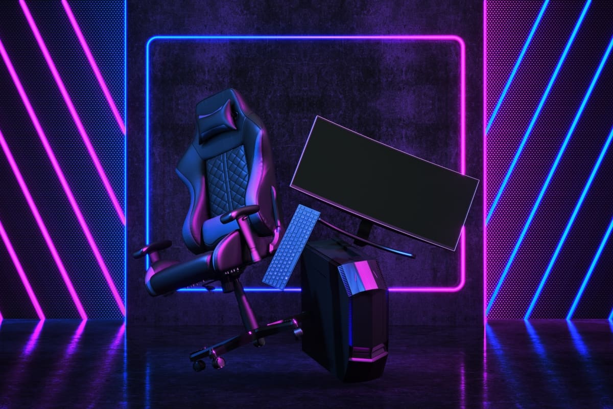 Siéntete como un profesional con esta decoración gamer.