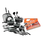 batería de cocina y juego de cubiertos