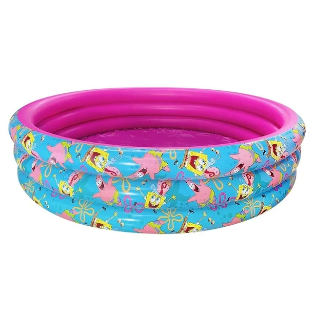 Alberca inflable de 3 aros Bob Esponja