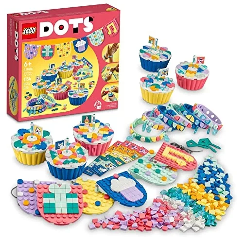 Kit de fiesta LEGO DOTS Ultimate 41806, Arts & Crafts, cumpl Kit de fiesta LEGO DOTS Ultimate 41806, Arts & Crafts, cumpl