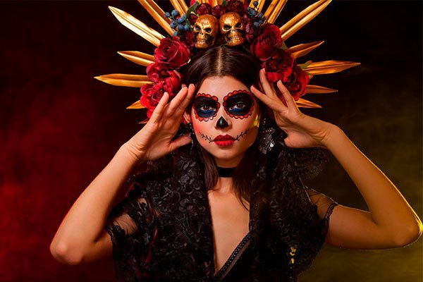 Maquillaje de Halloween Catrina