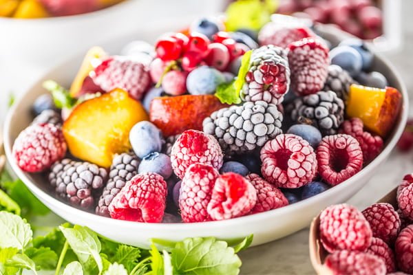 Congelar frutas y verduras