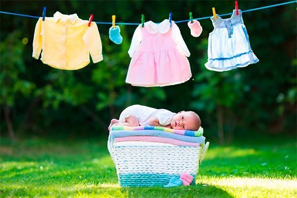 Limpieza de la ropa de bebé