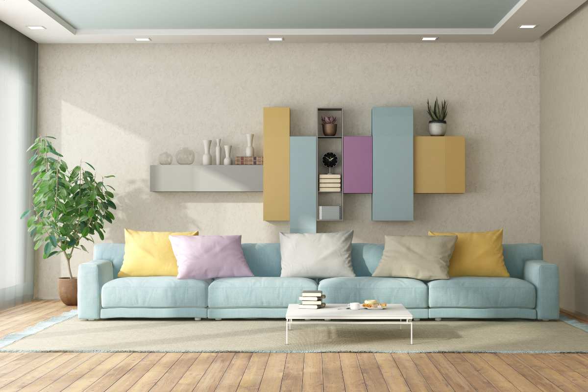 Decoración con colores pasteles