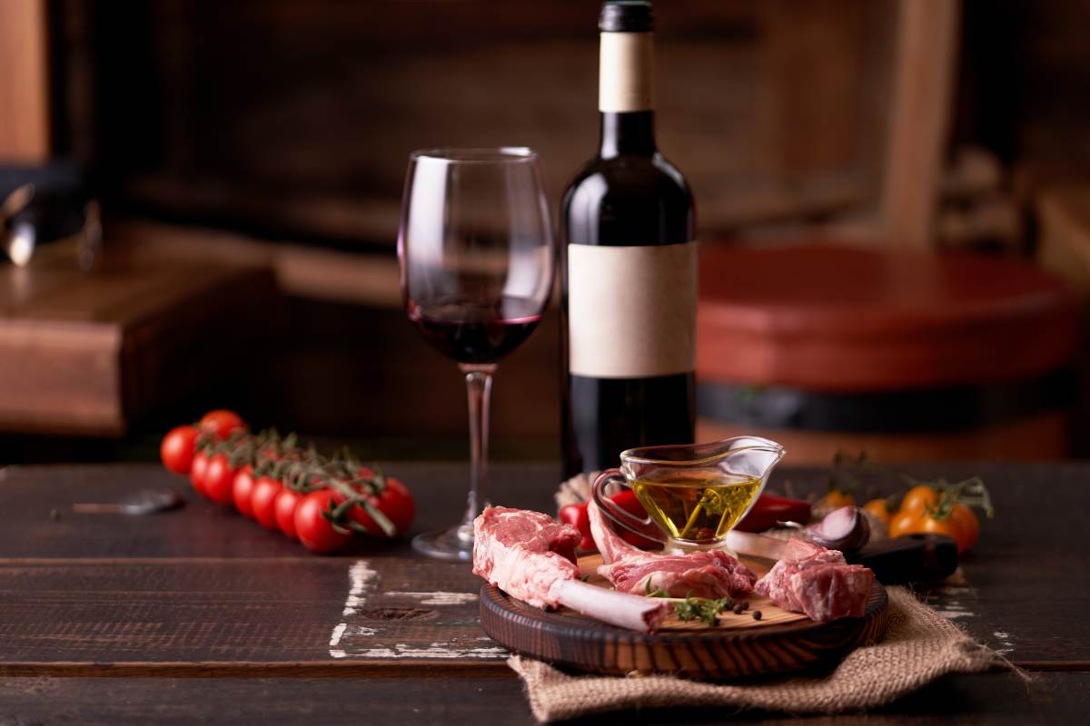 Marinada de vino tinto