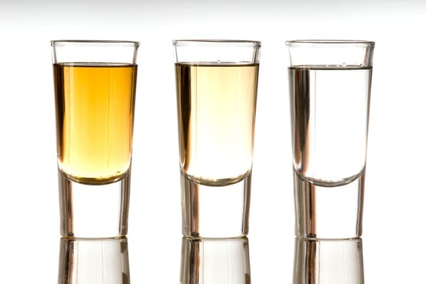 tequila cristalino y blanco