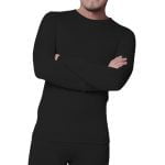 CAMISETA térmica Afelpada cuello redondo manga larga para Hombre HACKMAN HC-CFCRC