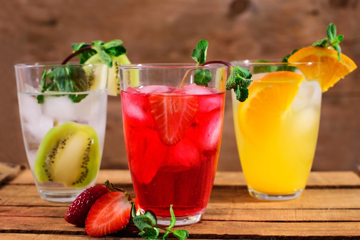 Mocktails, Cocteles con refresco, cocteles sin alcohol