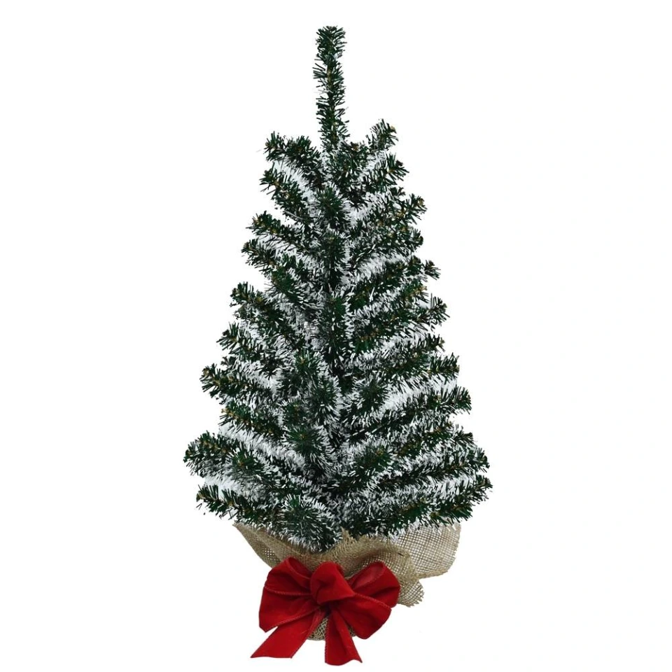 pino de navidad escarchado