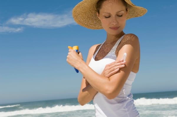 Bloqueador solar para las vacaciones