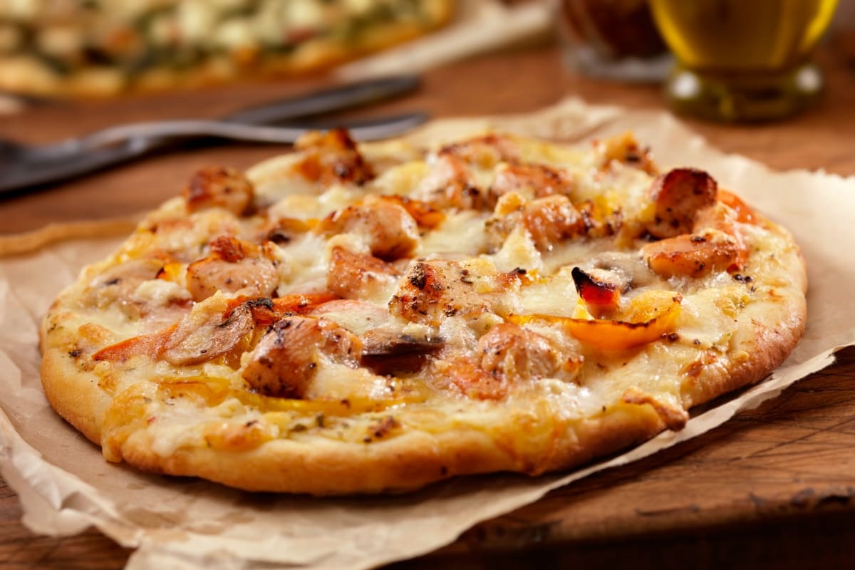 Pizza a la parrilla