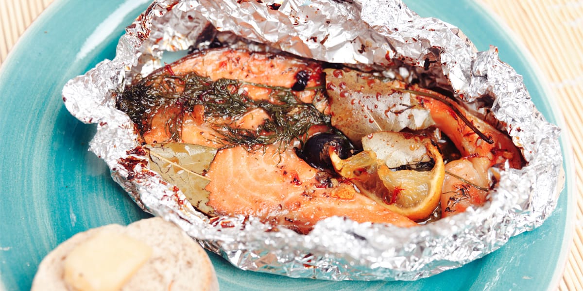 Pescado empapelado