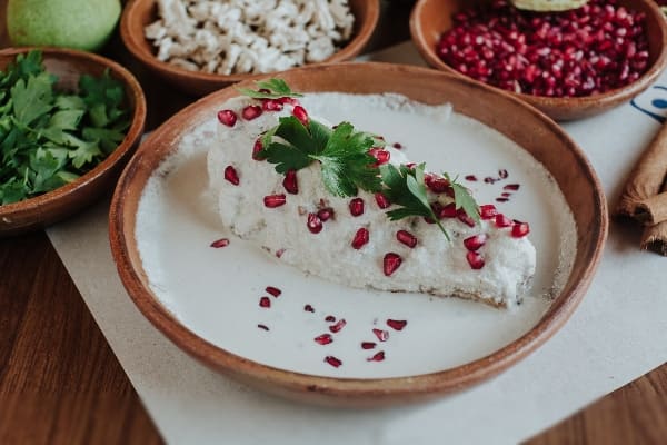 Receta de chiles en nogada