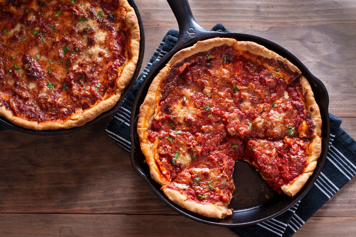 pizza estilo chicago