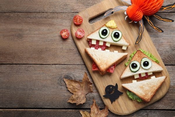 receta sandwiches de terror