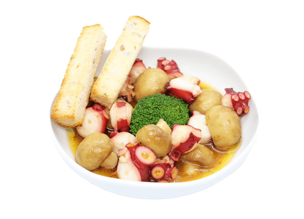 Pulpo al ajillo