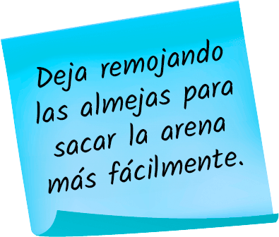 tip almejas marinera